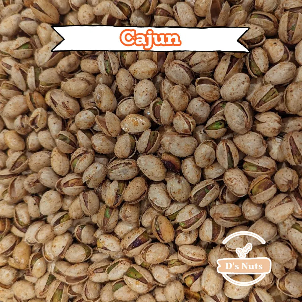 Smoked Cajun Pistachios D's Nuts