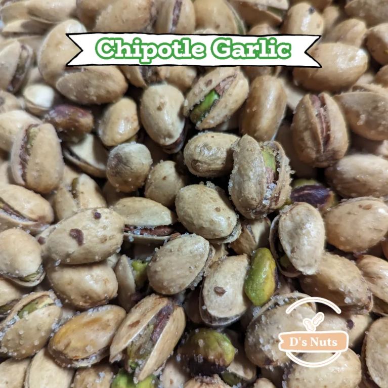 Smoked Chipotle Garlic Pistachios